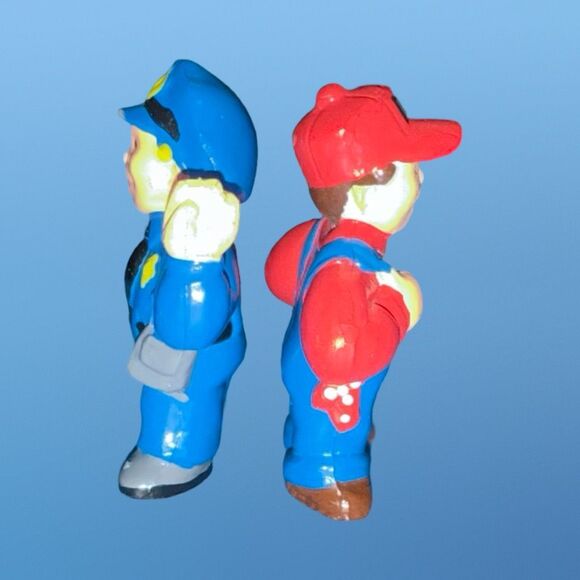 2006 Maxim Fireman & Construction Figures For Wood Train Set A20 - Picture 4 of 8